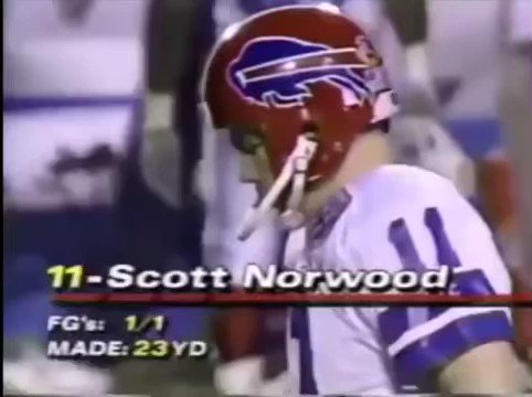 Happy birthday Scott Norwood. Laces out! 