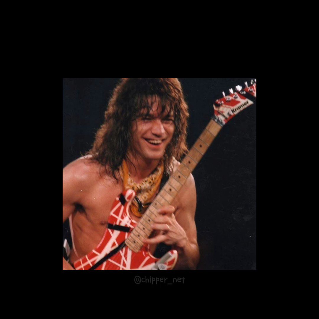 Happy (belated) birthday eddie van halen!!! 