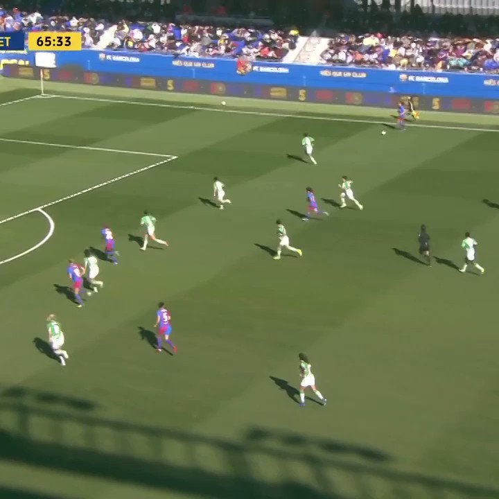 ⚽️ 🔝 @FridolinaRolfo, entrar i marcar! (4-0)

👏 Segona assistència de @liekemartens1

#ForçaBarça 💙❤️