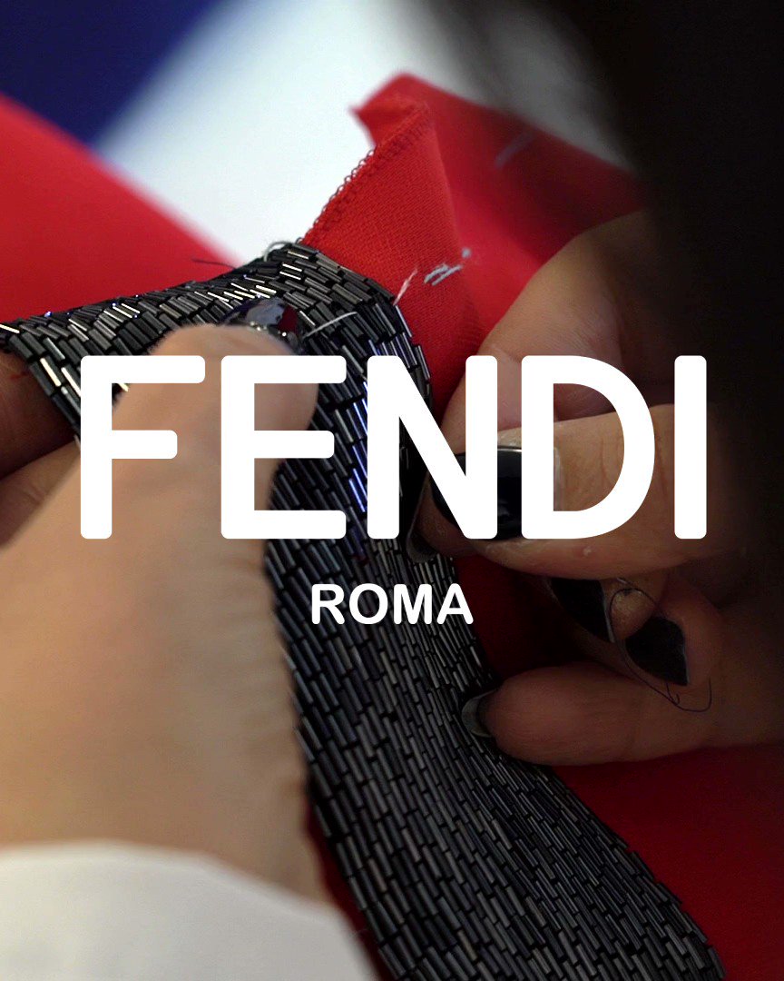 Roman empress Fendi by Kim Jones