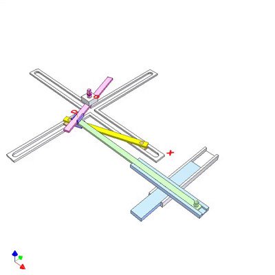 Mechanism to Draw Four-Petalled Rose