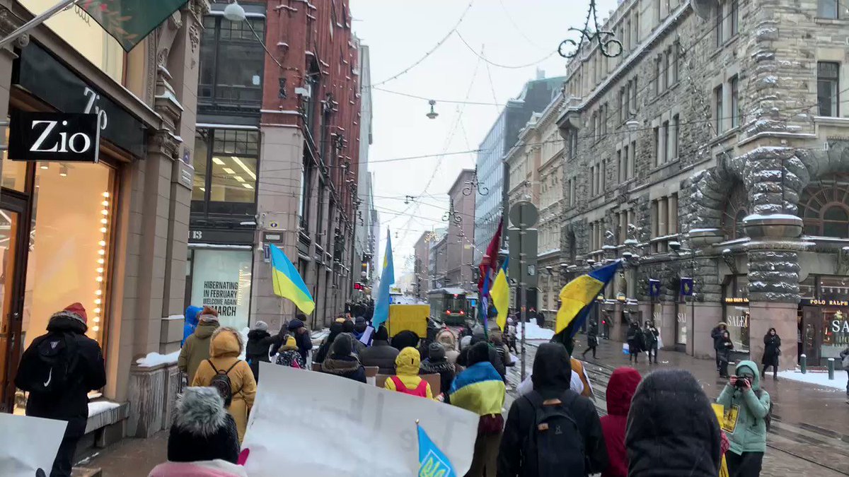 RT @krides: Anti-war protest in Helsinki https://t.co/qVUzUoiM8o