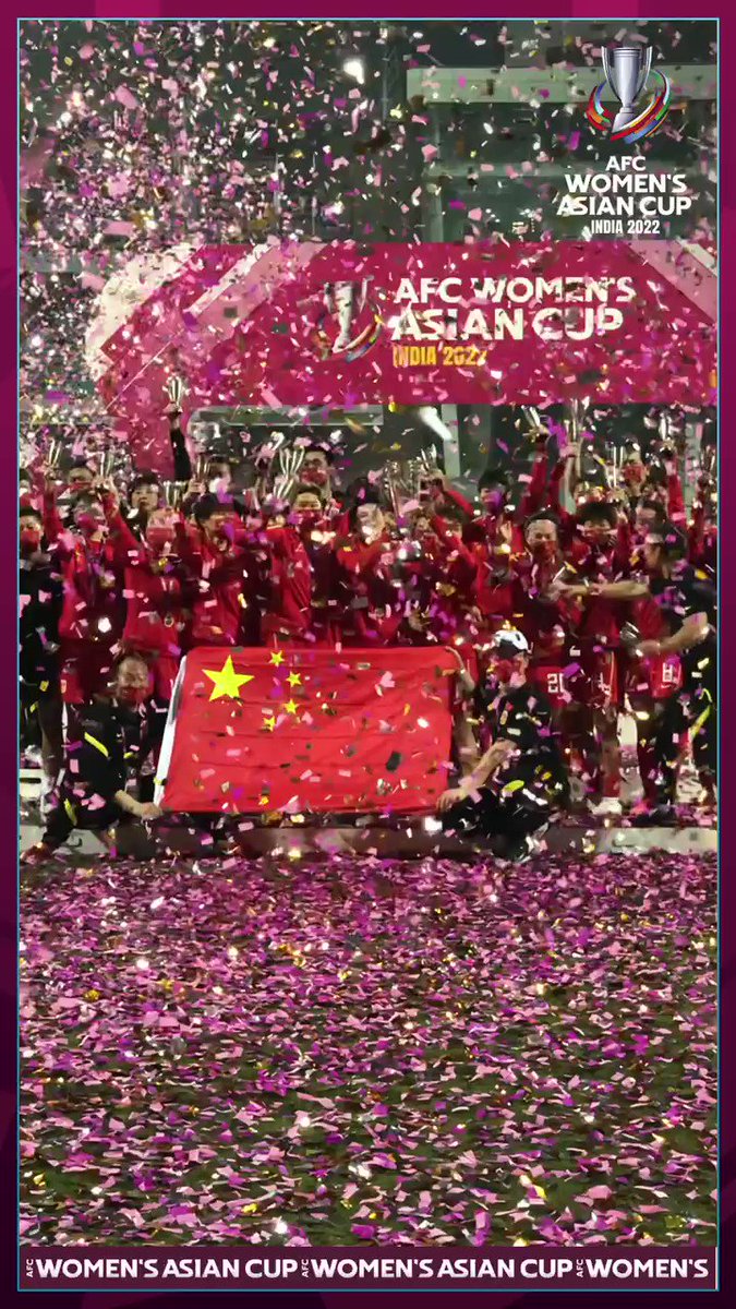 🇨🇳 China are the #WAC2022 champions!! 🏆 