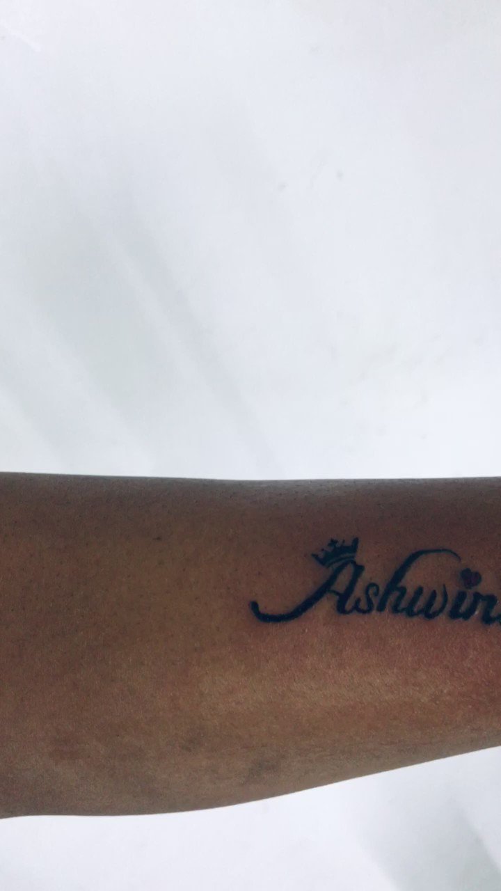Ashwini name Tattoo Wings  Wings Tattoo Studio Sirsi  Facebook