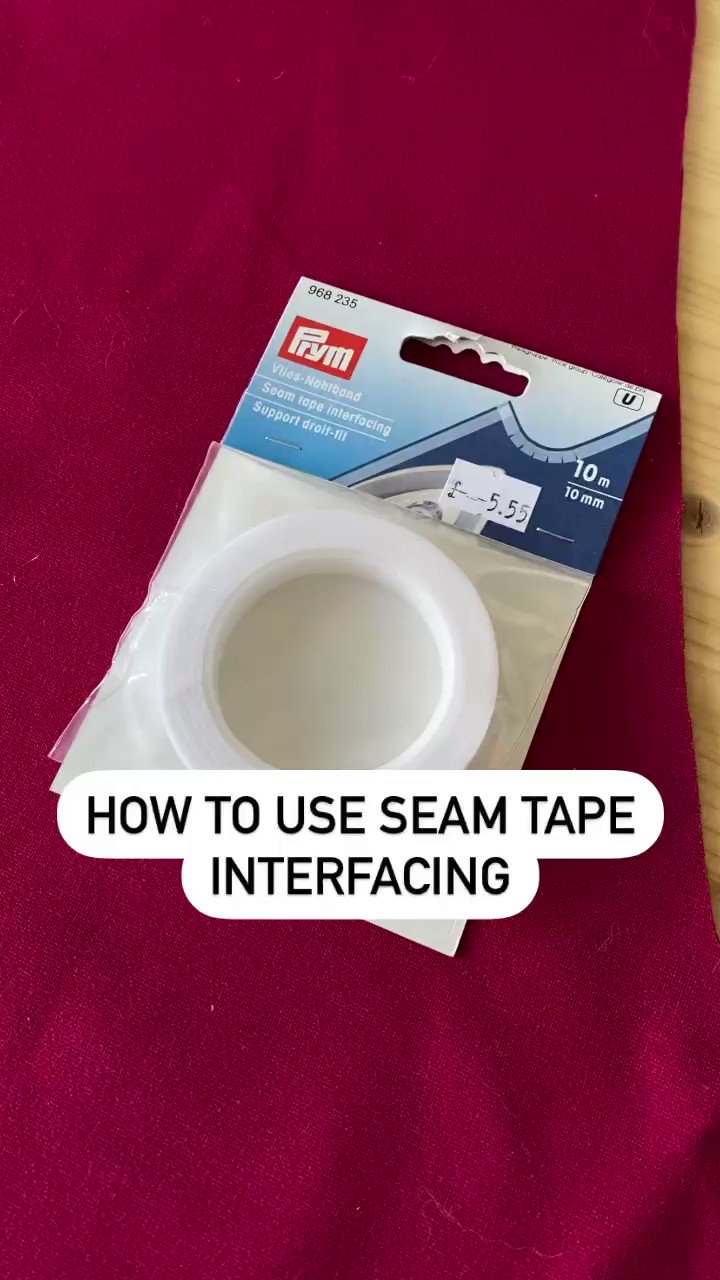 968 235 Prym 10m White Seam Tape Interfacing