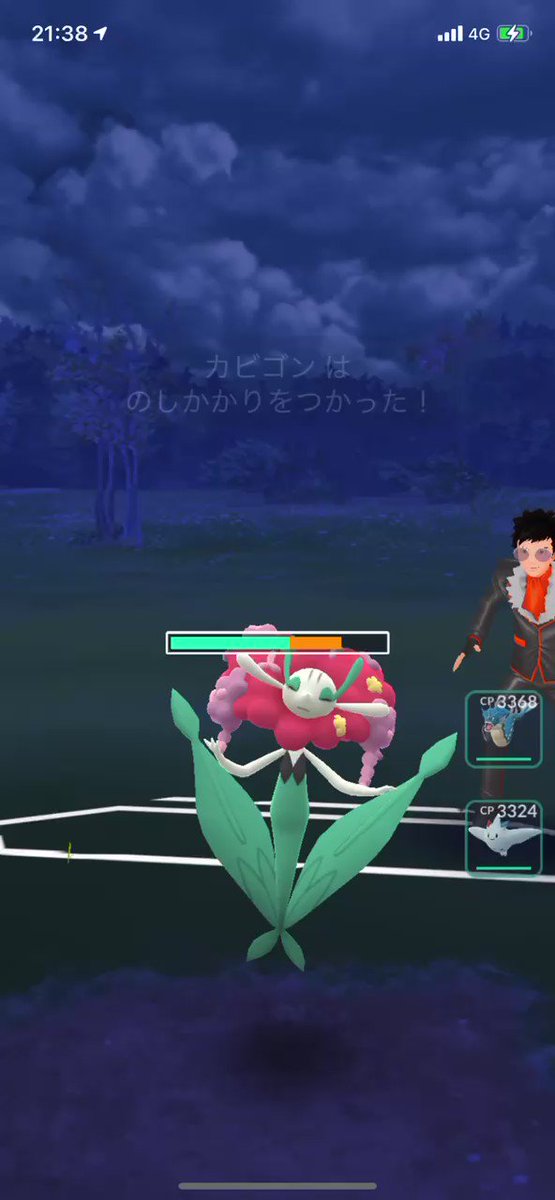 ポケモンgo フラージェス トドに対面取れてラグやカイリキーも同時に見れる 気ままに ポケモンの巣窟