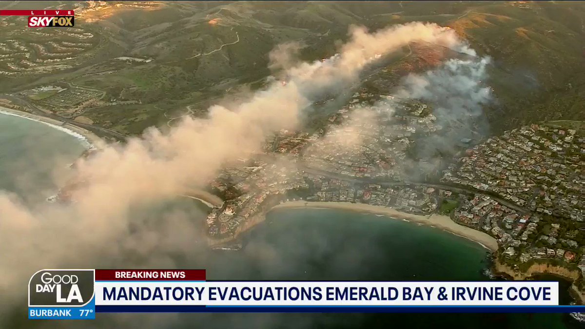 RT @FOXLA: EMERALD BAY BRUSH FIRE: Here's everything we know so far. https://t.co/8kxNwAS5sH https://t.co/ab7Kgyp5SJ