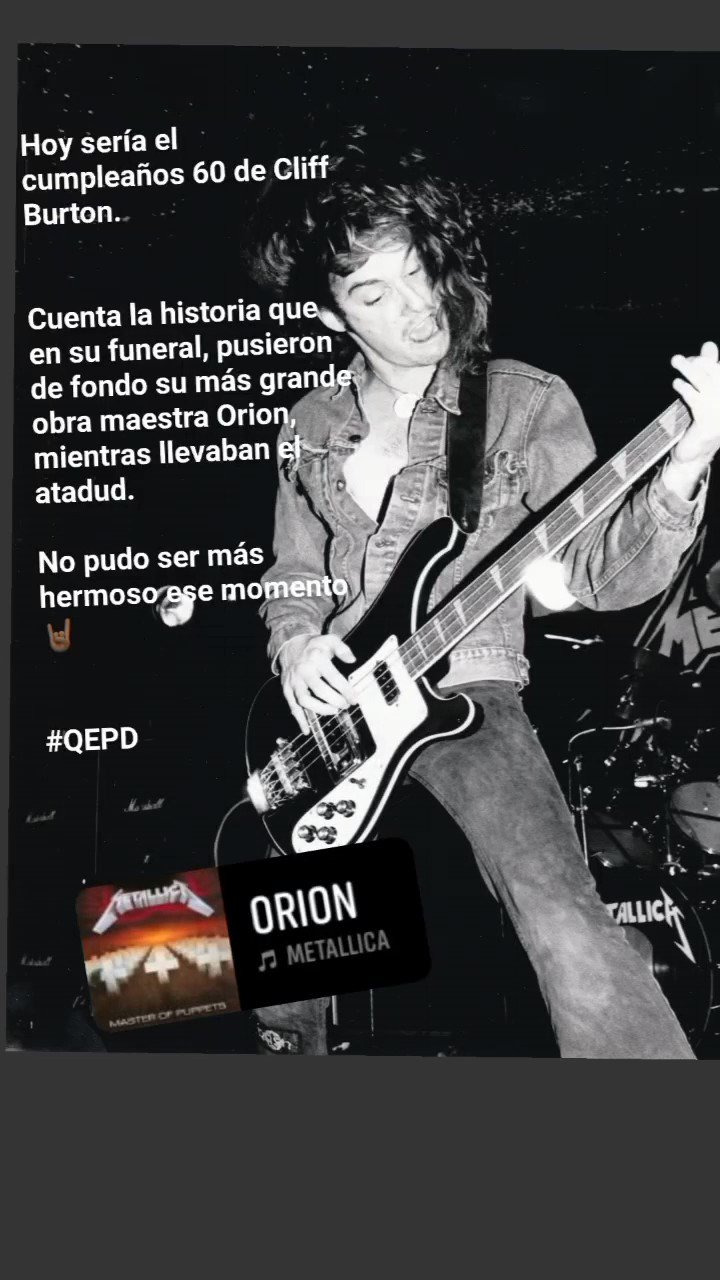 Happy Birthday Cliff Burton    