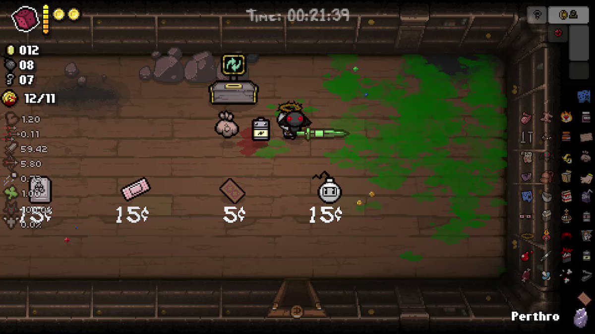 binding of isaac console charge