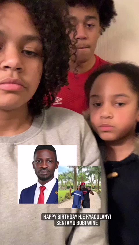 Yaa bobi wine is  elected presdent of Uganda    . Happy birthday mr president. . 