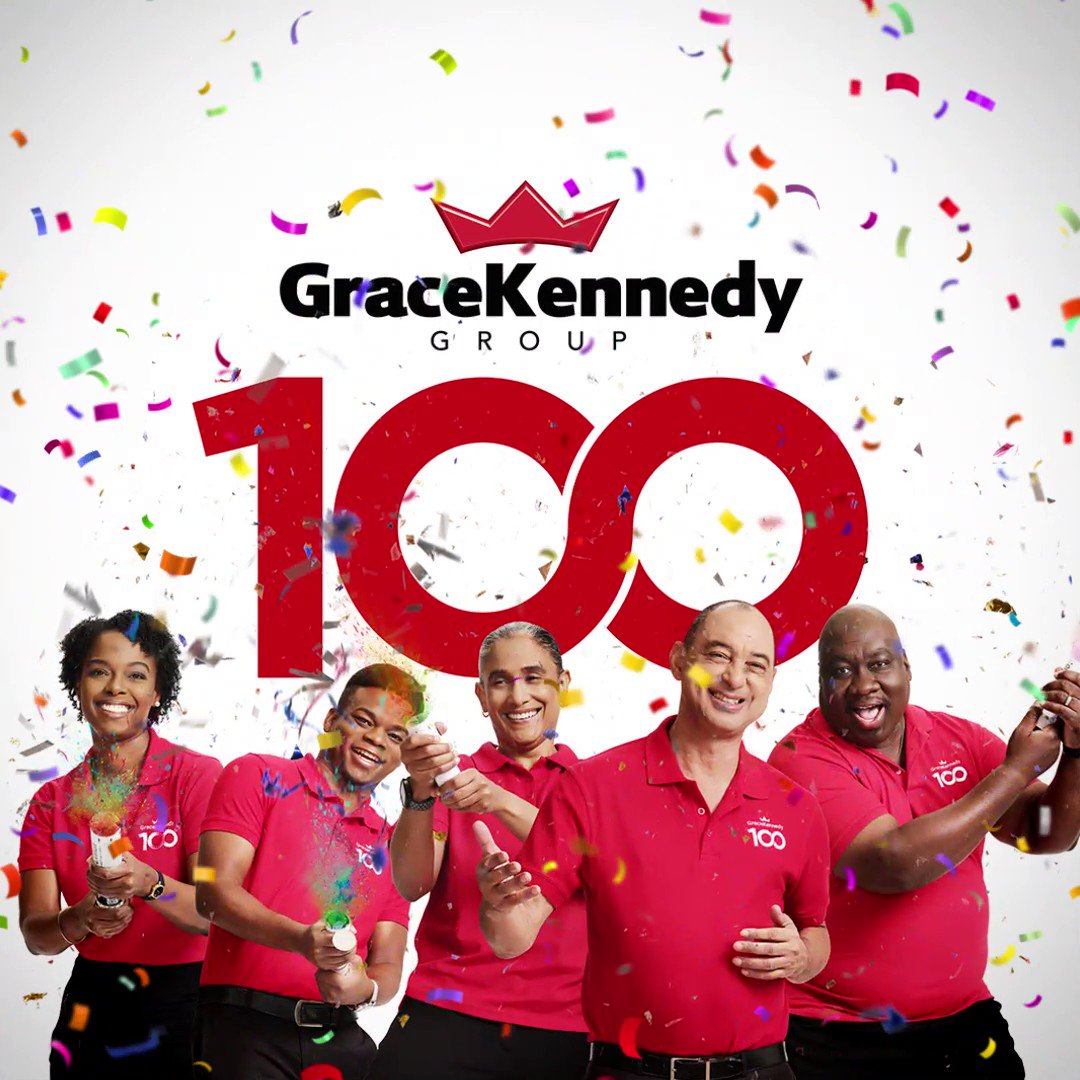 GraceKennedy Limited on Twitter: "GraceKennedy is 100! Happy 100th Anniversary GK Family! #GK100 #OurStoryIsYourStory #TheBestIsYetToCome https://t.co/zRJUJGFB04" / Twitter
