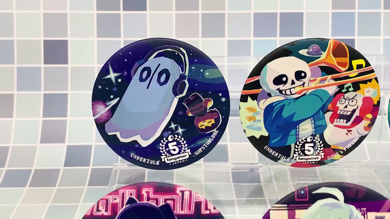 fangamer JAPAN Undertale 5周年記念 ビッグ缶バッジ