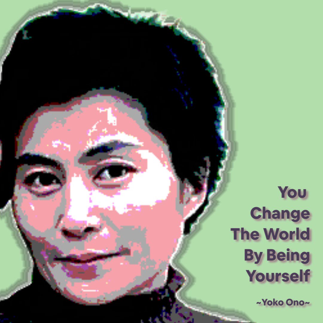 You change the world by being yourself
-Yoko Ono-
Happy Birthday The is now listed on 