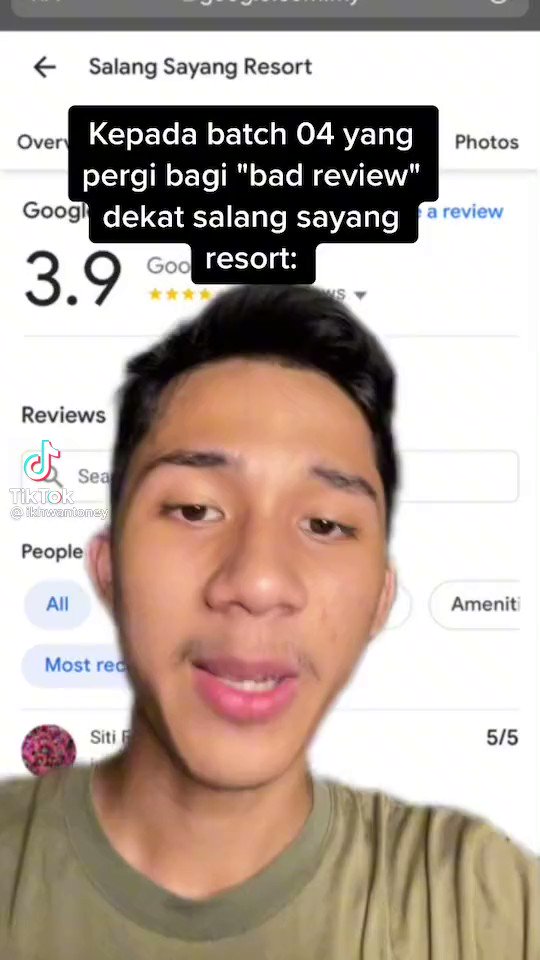 Resort review sayang salang Resort owner