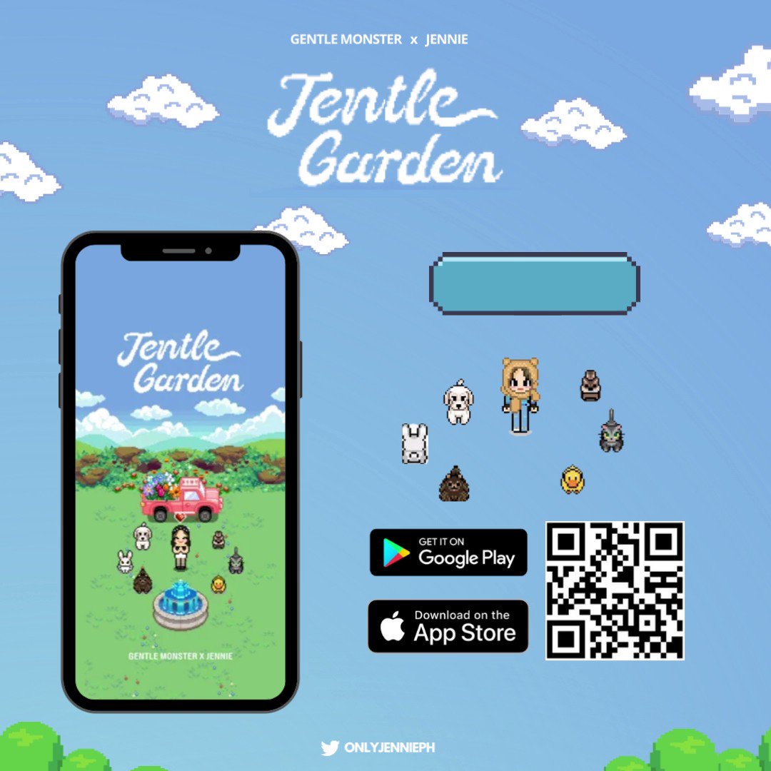 GENTLE MONSTER on X: Play 'JENTLE GARDEN' with Jennie💝 Download NOW on  App Store and Google Play! We will select the top 10 rankings every week  for a month and give out