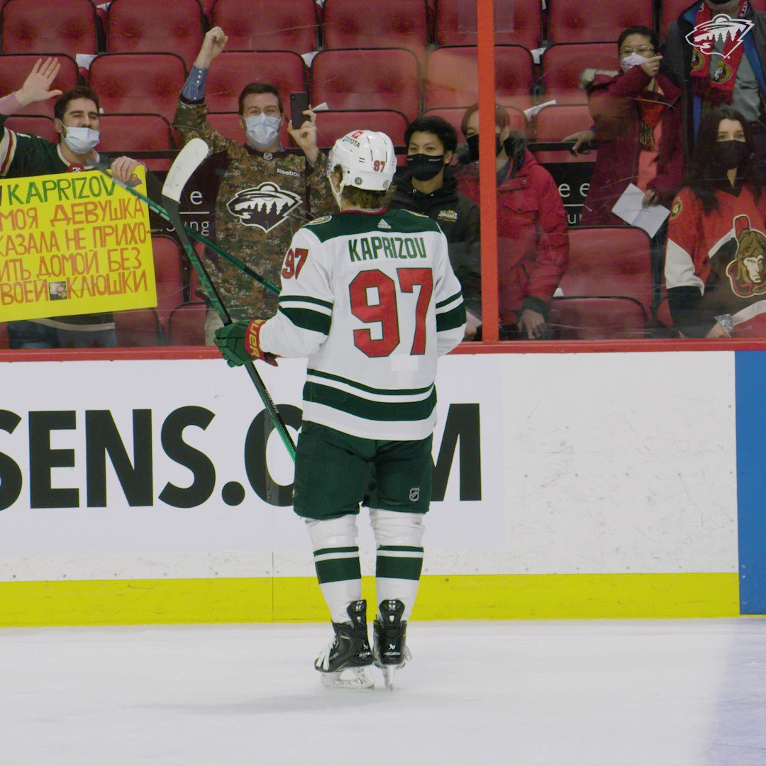 Kirill Kaprizov image via KHL on Twitter – Beyond the Bench