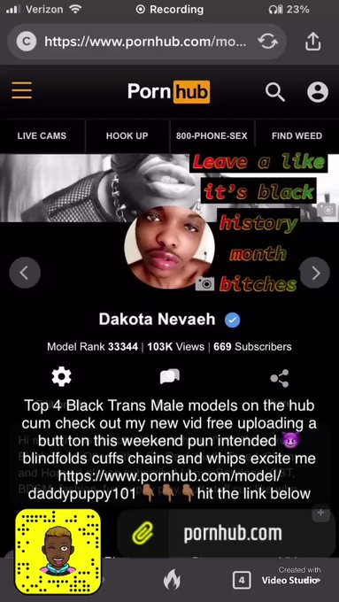 Top 4 black Trans Male Models on PornHub watch for free and please feel free to leave a like, it’s black