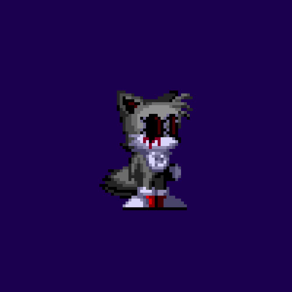 Tails exe pixel art