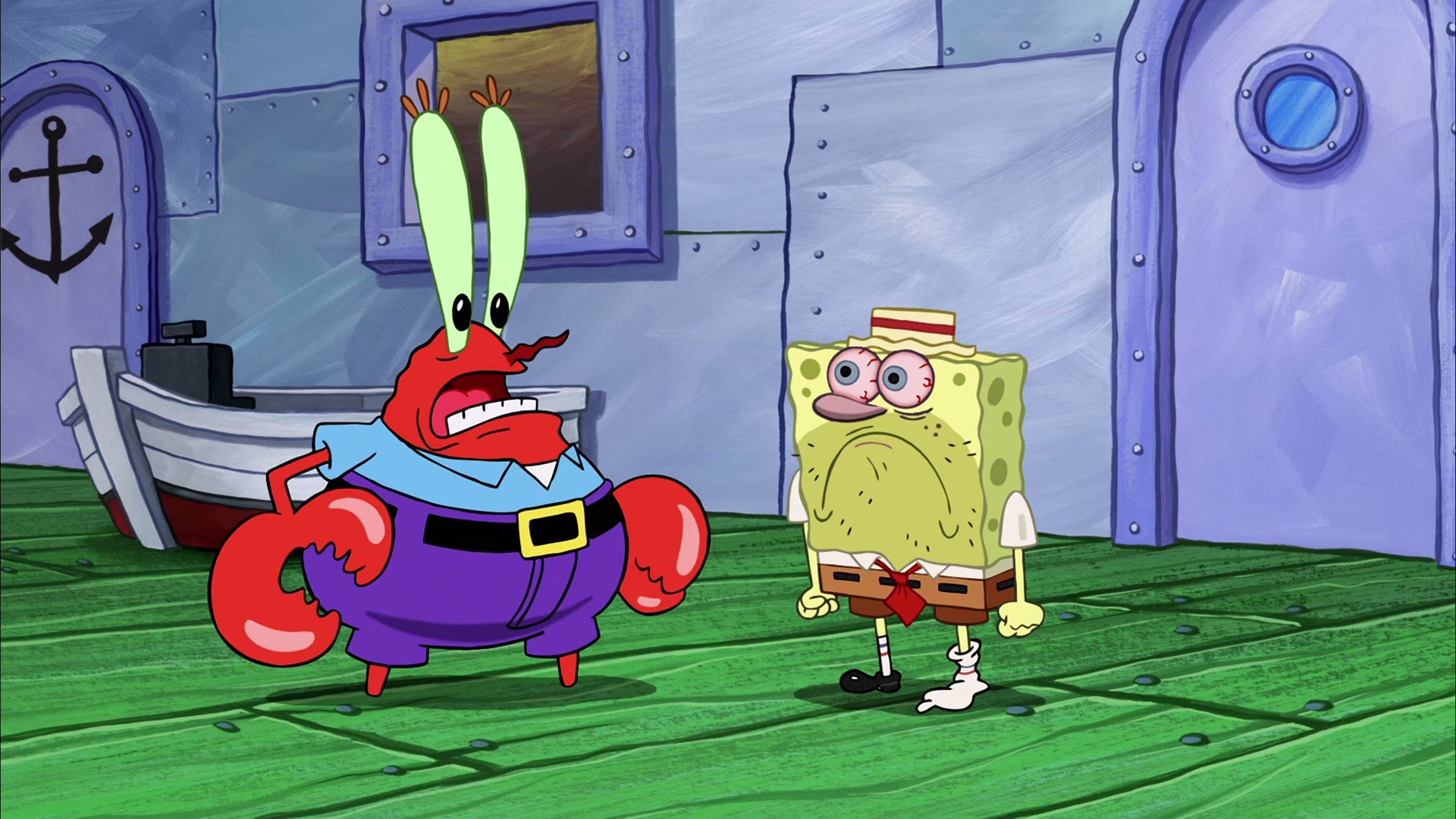 tiny crow on X: "@duck_twacy and I were rewatching The SpongeBob  SquarePants Movie (2004). drunk SpongeBob was the funniest bit in the  entire film. the unique poses and off-model expressions were sensational.