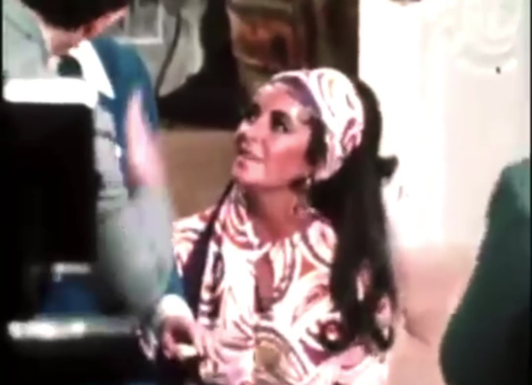 Happy birthday to elizabeth taylor <3 obsessed with this clip of her polishing her ring on the set of here\s lucy 