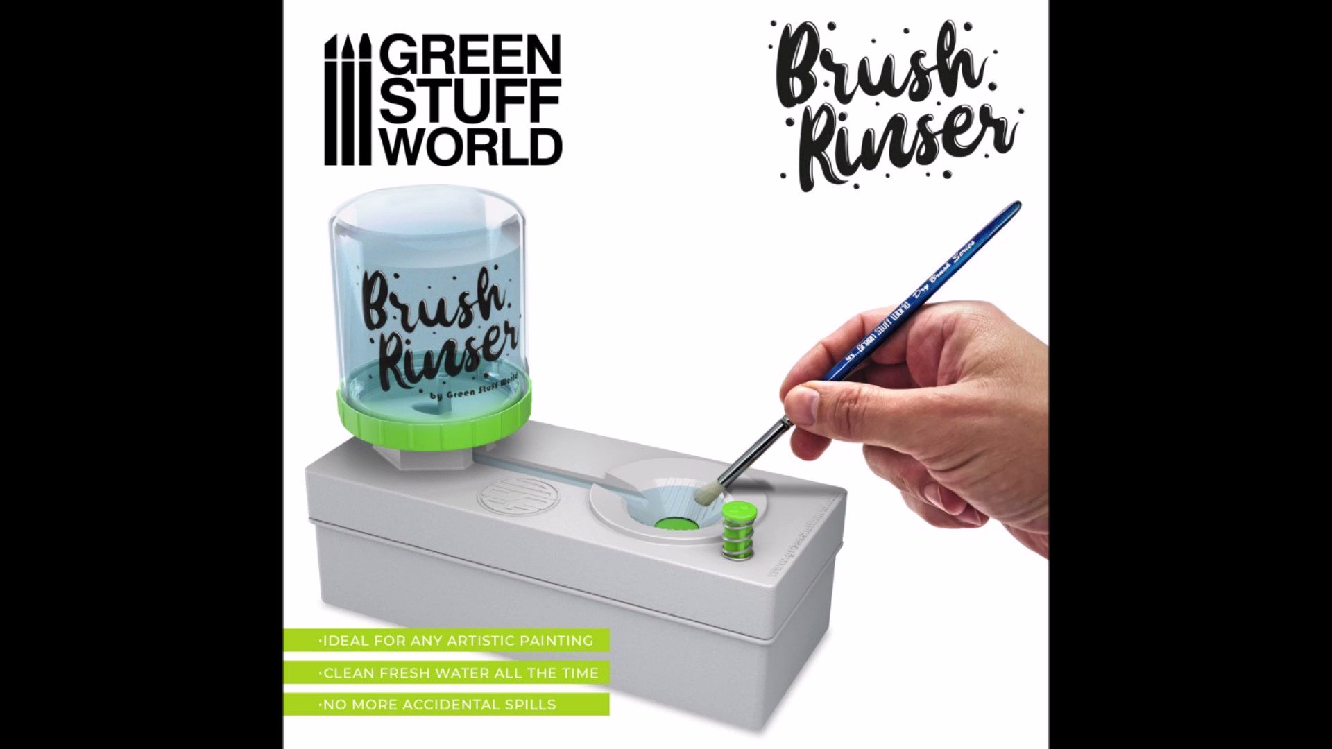 Green Stuff World on X: The Brush Rinser provides clean fresh water  conveniently when brush-painting without the clutter and inconvenience of  multiple rinse containers, accidental spills, or trips to the sink.   #