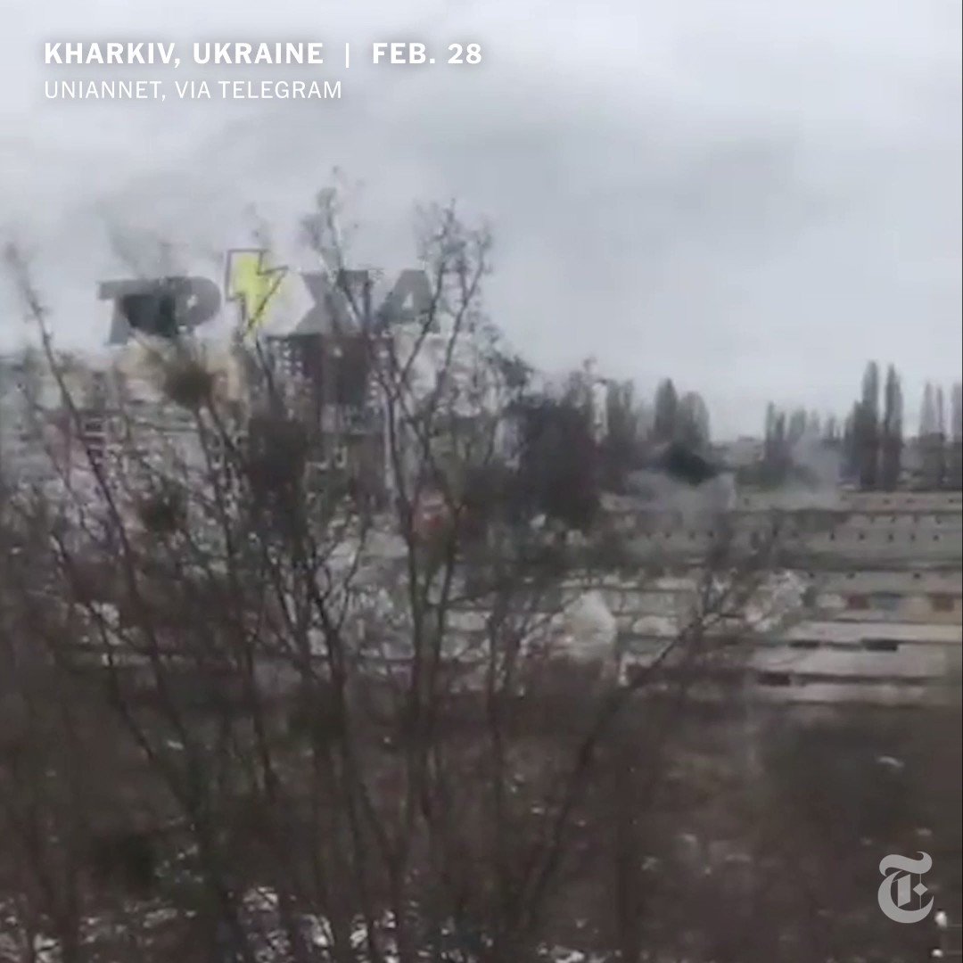 Ainara Tiefenthäler on X: We verified videos posted to Telegram on Monday  that show heavy rocket attacks taking place in the northeast of Kharkiv,  Ukraine. @heytherehaley t.coeU6Gd34cpB  X
