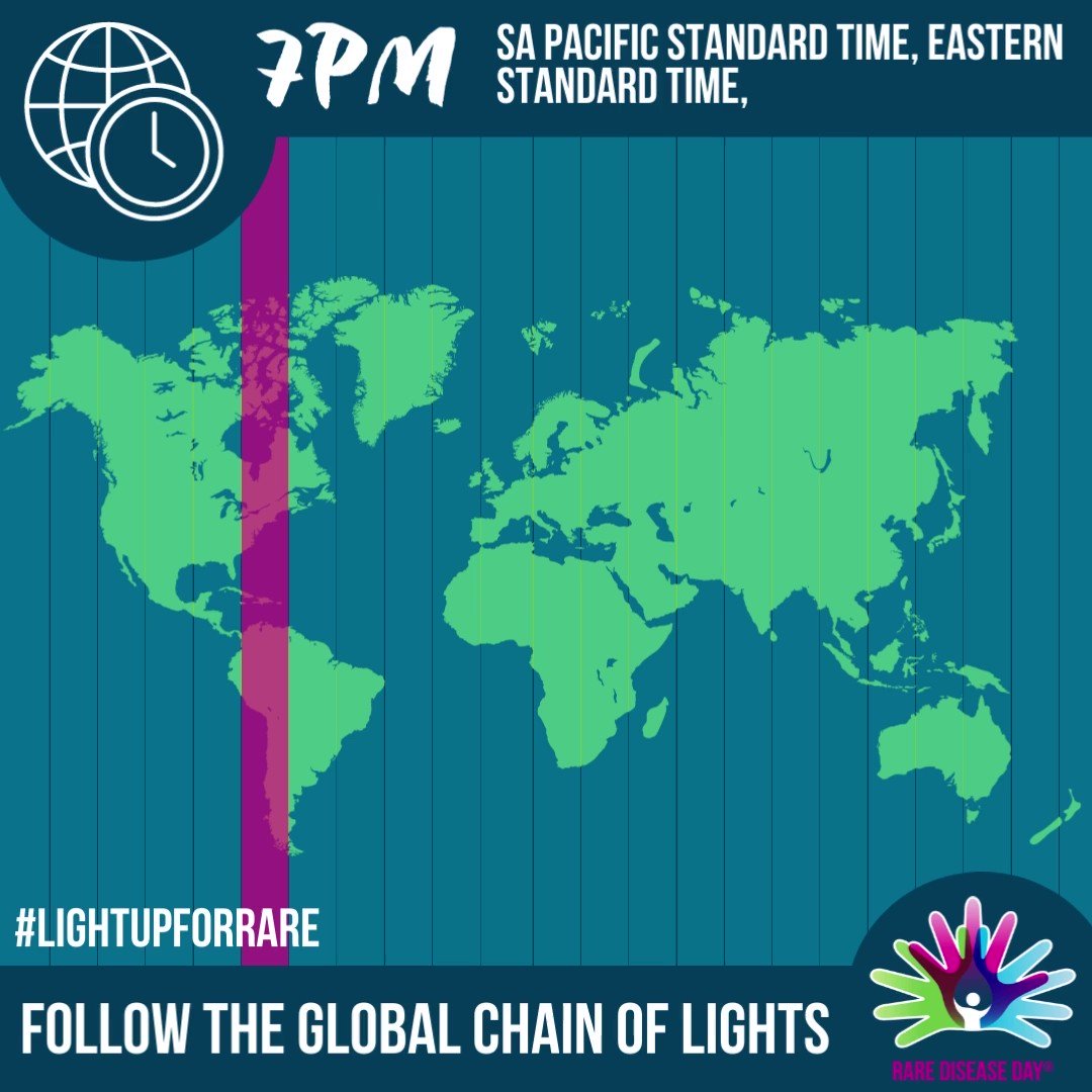 Rare Disease Day on X: "It's 7 PM in Eastern Standard Time, which means that buildings across Canada, the USA, South America and the Caribbean are lighting up for #RareDiseaseDay Find