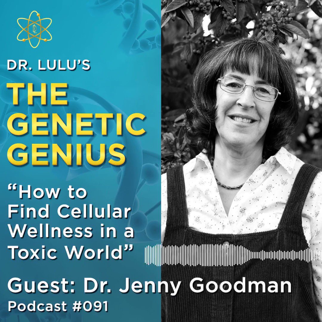 HOW TO FIND CELLULAR WELLNESS IN A TOXIC WORLD WITH DR. JENNY GOODMAN

On this week's episode of the Genetic Genius Podcast, Dr. Jenny Goodman discusses her new book Staying Alive in Toxic Times.

Taplink in bio to listen or visit https://t.co/a7mOPxxeNF

#detox # https://t.co/OBxkzGnQe0