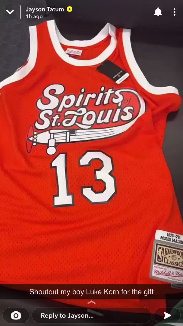 Moses malone spirits of st cheap louis jersey
