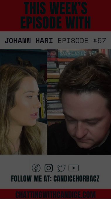 The latest episode of Chatting with Candice has the wonderful @johannhari101 on to talk about his new<a href="/tag/doge420"class="tags"><span>#doge420</span></a>