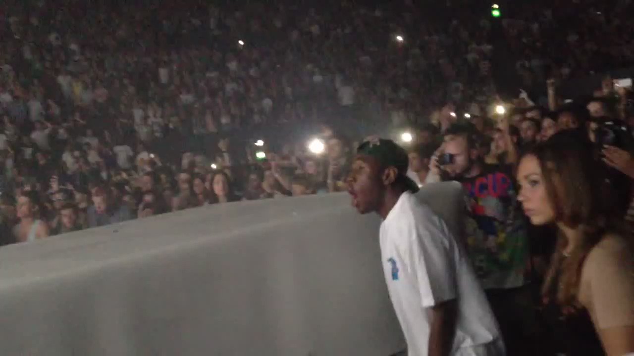 Tyler The Creator is all of us listening to Runaway. Happy birthday to Tyler 
