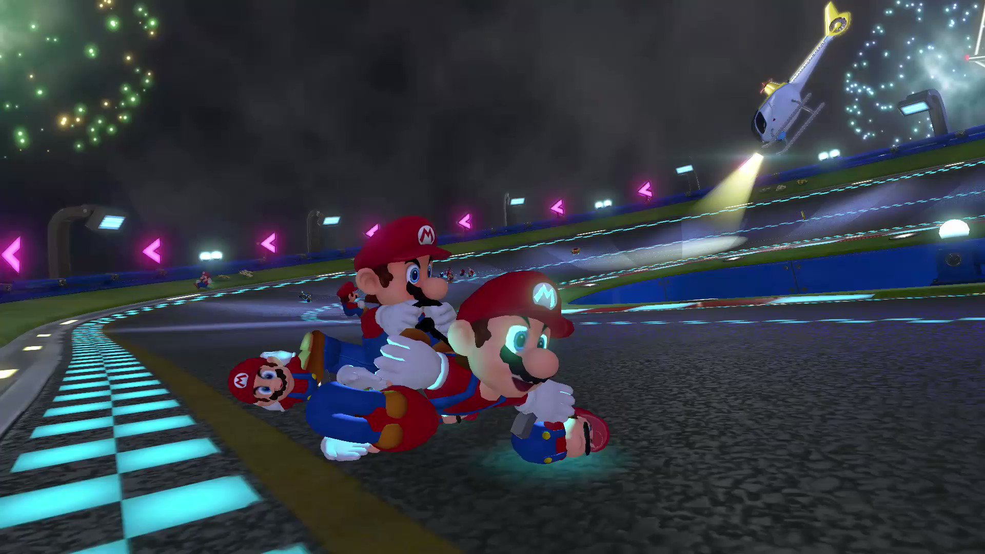 Lythero 🎮 on Twitter "Mario on a Mario Kart with Mario Wheels throwing