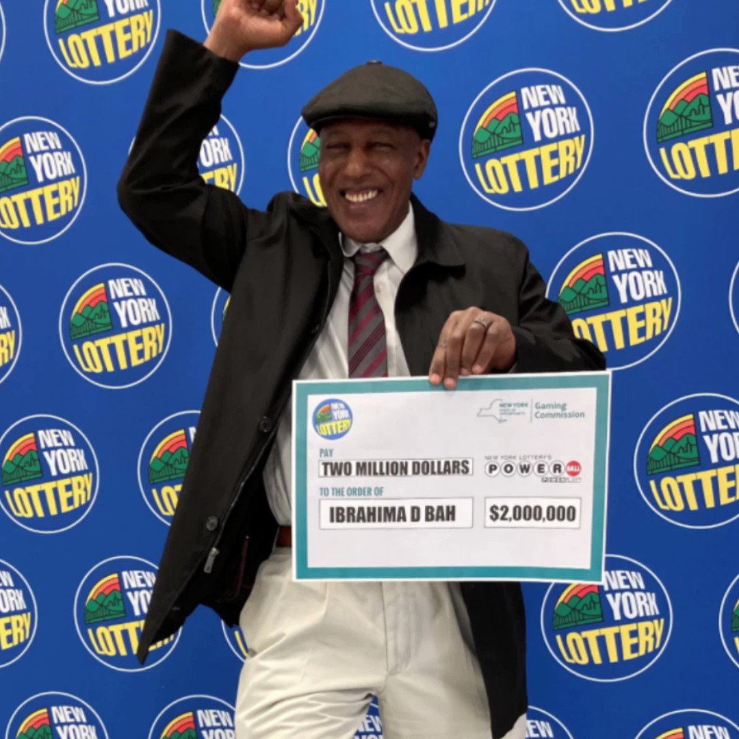 Congratulations to Ibrahima Bah of the Bronx on his $2,000,000 win. He clutched the Powerball second prize by matching the first five numbers in the drawing. Let’s hear it for him in the comments below! #newyorklottery #pleaseplayresponsibly https://t.co/a7ASTwBIFl