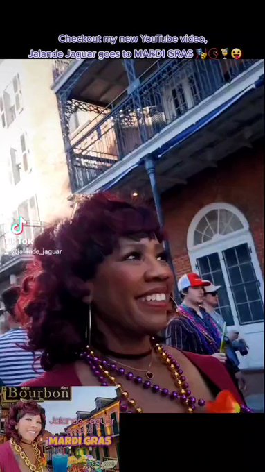 Check out my Mardi Gras on Bourbon Street vidro on YouTube 😀😘💋 And join me on TikTok https://t.co/xICuJoHMyP<a href="/tag/imcaramelnotchocolate"class="tags"><span>#imcaramelnotchocolate</span></a>