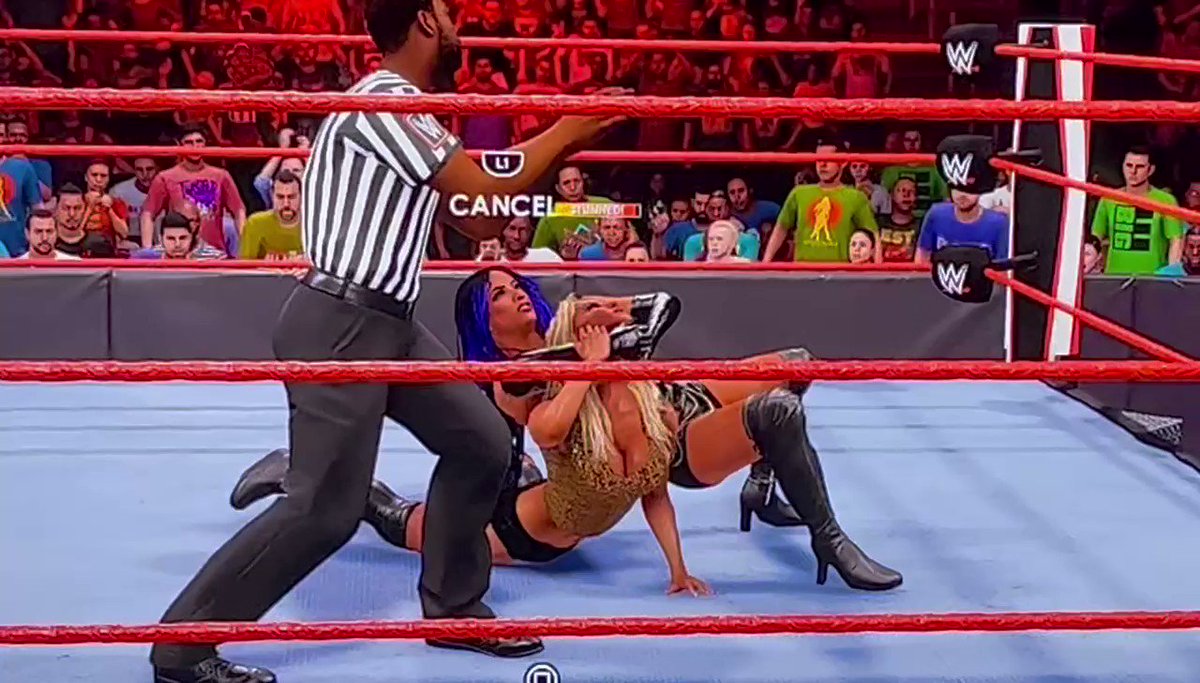 RT @mfontanezpr: Sasha Banks trying to make Trish Stratus tap on WWE 2K22 https://t.co/dyNV84VvHW