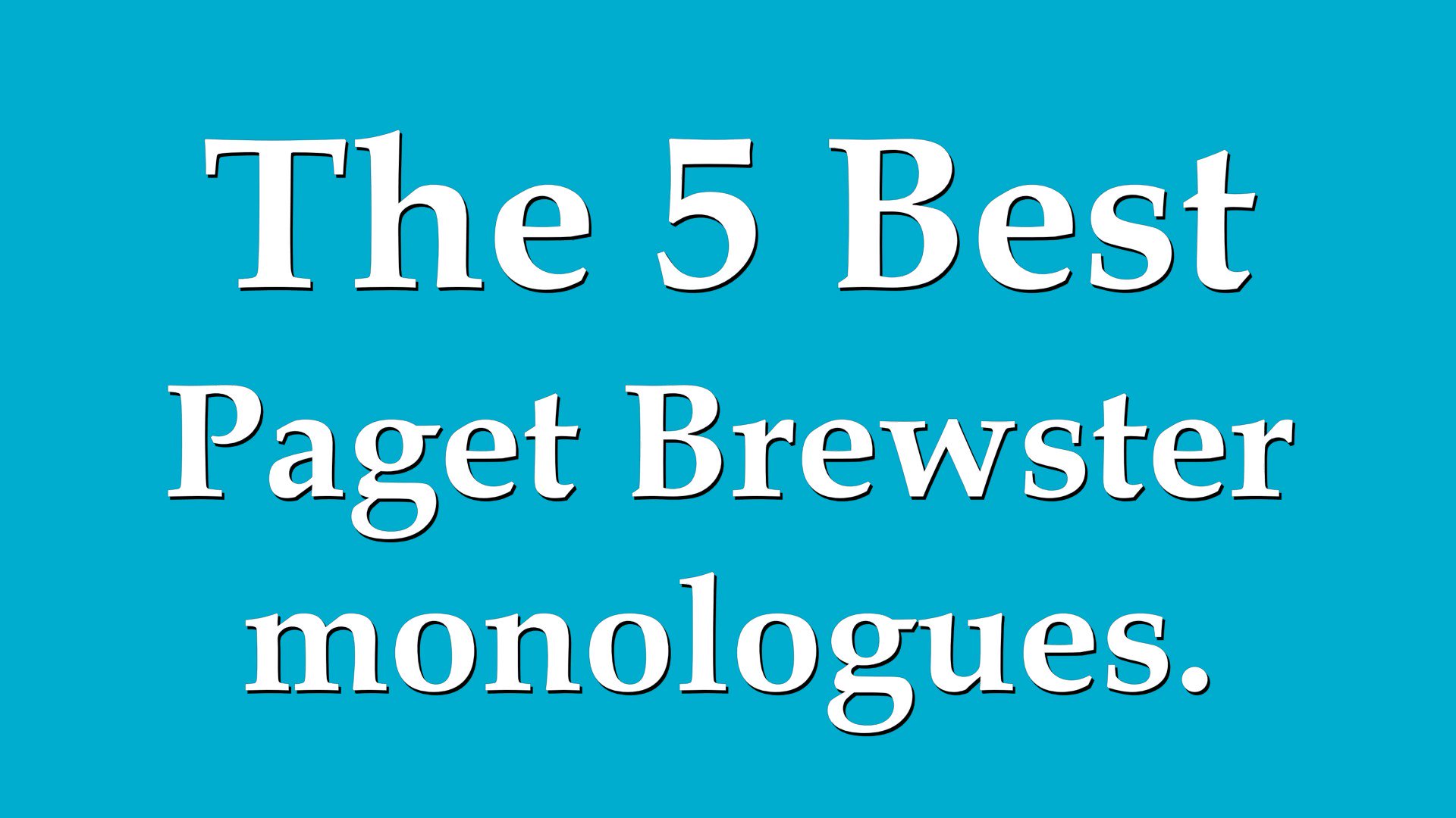 Happy birthday Top 5 Best monologues of Paget Brewster on Community! 