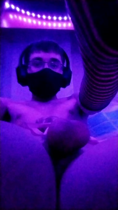 Playing with myself in a ribbonn... #Cum
#Femboy #LGBTQ #Porn #Cute #Horny #Lewd  #Hot #Legs #Kinky #NSFWtwt