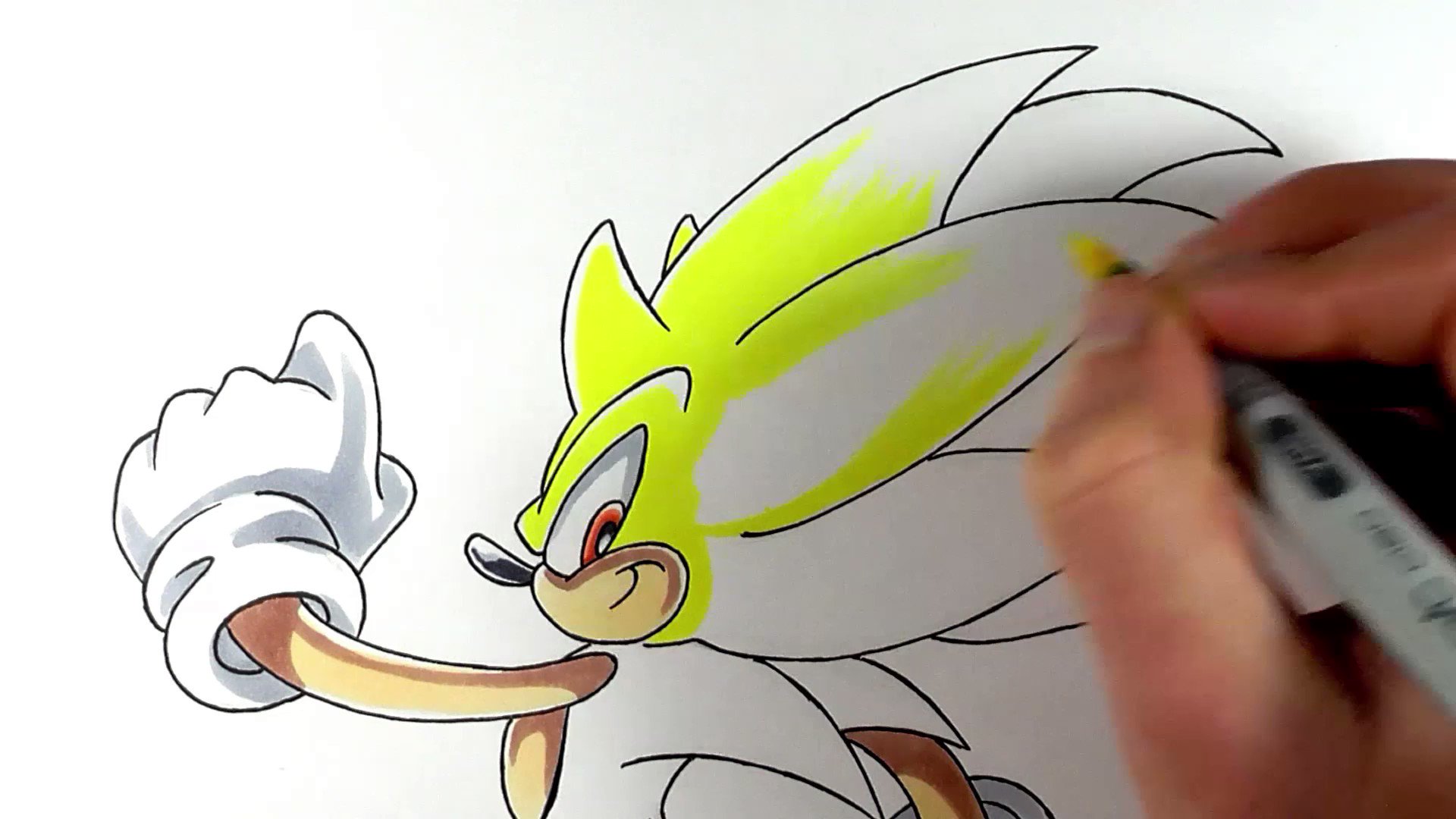 HOW TO DRAW: Hyper Sonic + Hyper Shadow + Hyper Silver = ? What Is