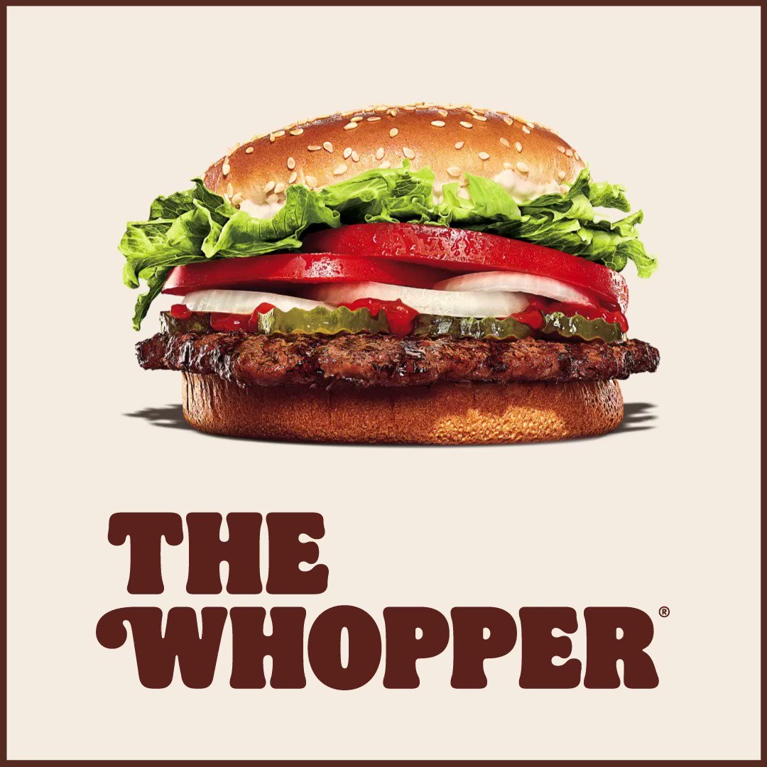 Burger King on X: A new take on a classic. Meet The Whopper® Melt.  Featuring two flame-grilled Whopper® Jr. patties.   / X