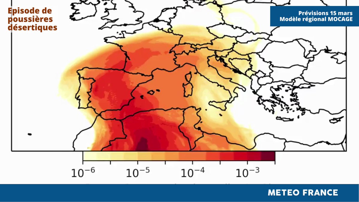 Pluie De Sable Et Ciel Orange Un Episode De Poussieres Desertiques Du Sahara Traverse La France