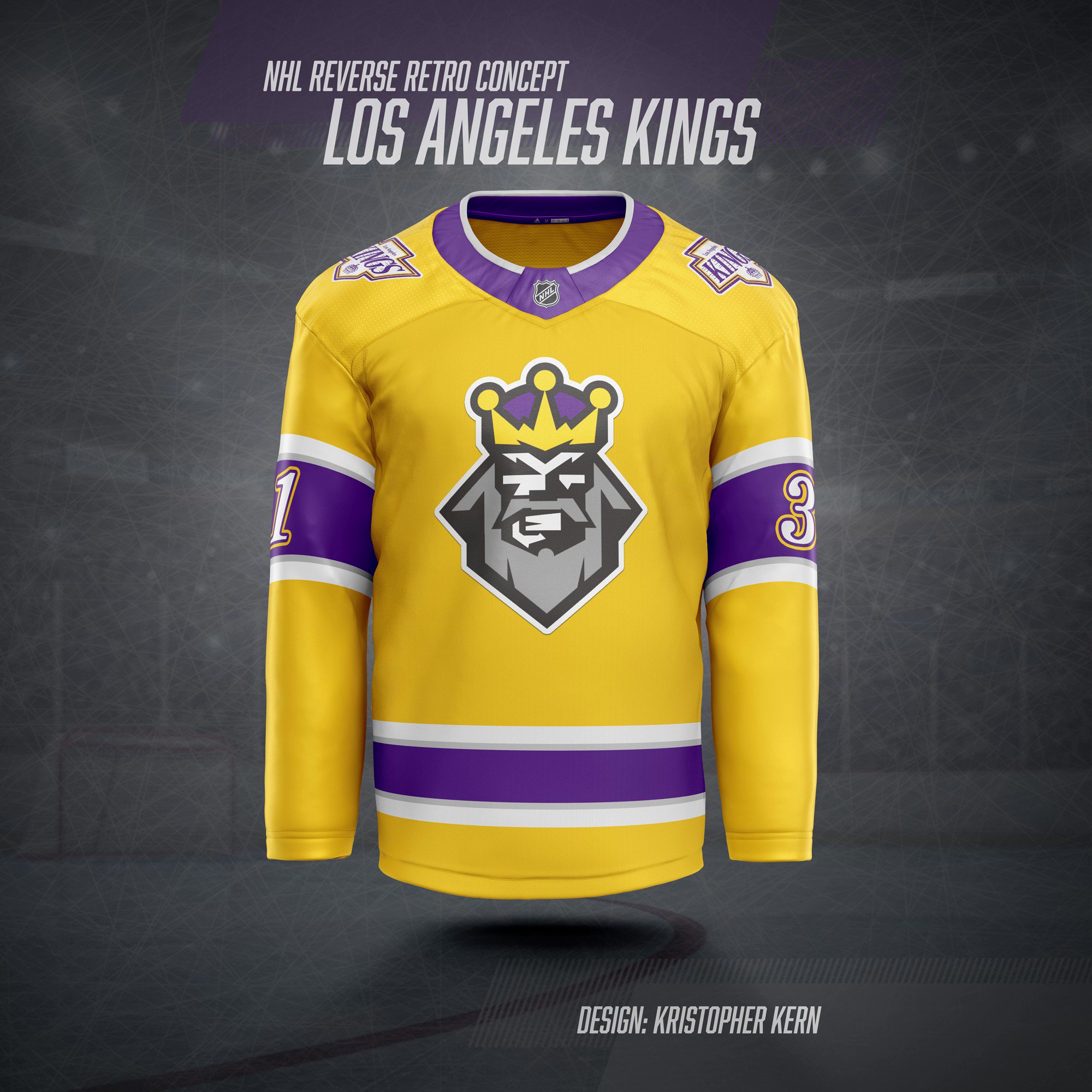 Kristopher Kern on X: And last but not least, a faux-back #ReverseRetro  design concept for the @GoldenKnights that utilizes only the V from the  wordmark. #NHL #VegasBorn  / X