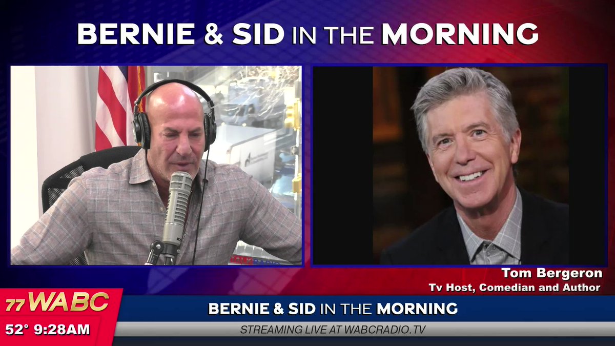 LISTEN: Bernie & @sidrosenberg spoke w/ TV Host, Comedian & Author @Tom_Bergeron & they talked all things Dancing with the Stars! (We even got a few good ol' Bernie impressions...how iconic) https://t.co/iEk77LKlDv