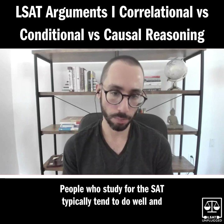 Steve schwartz on twitter lsat arguments i correlational vs