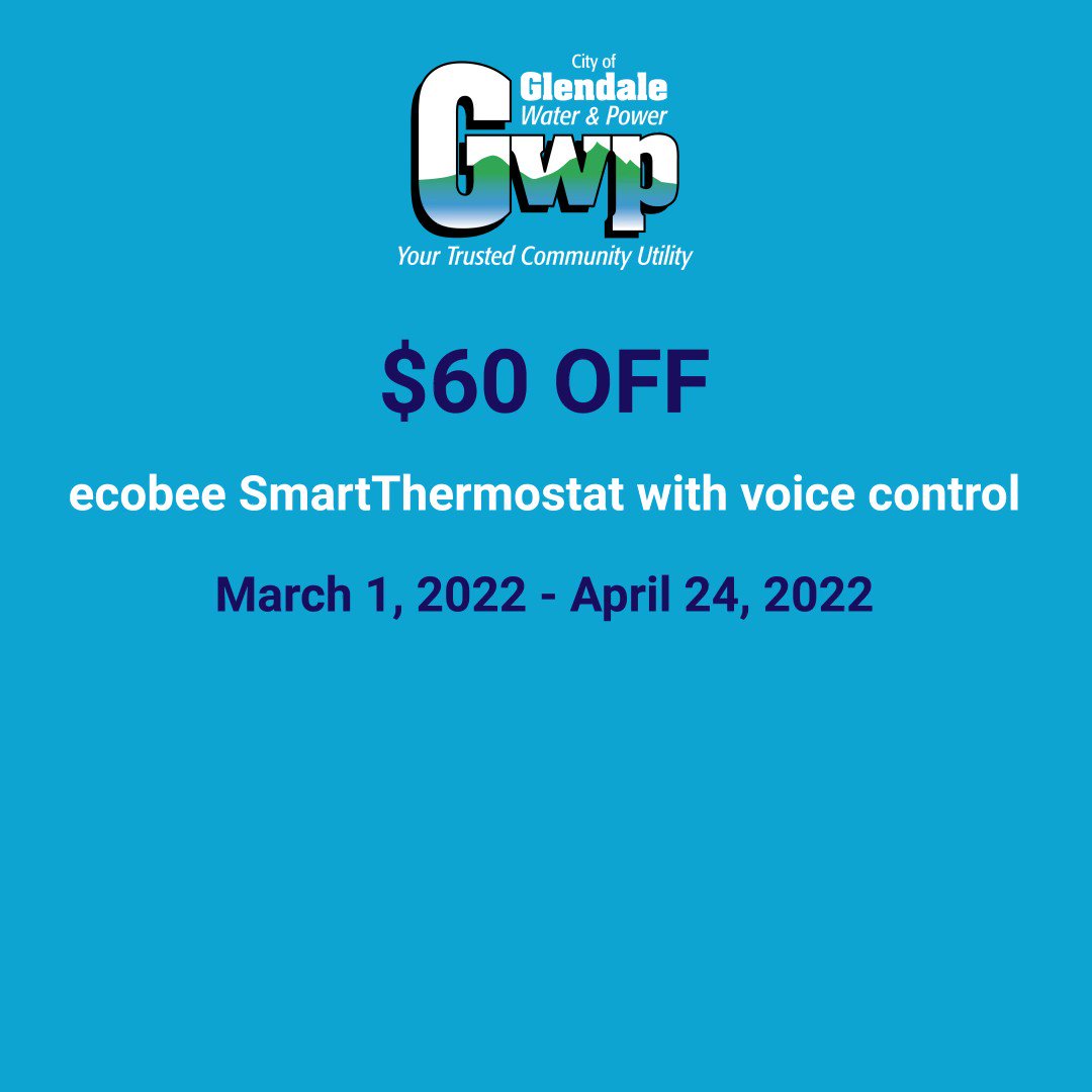 Glendale Water Power On Twitter Get An Ecobee Smart Thermostat With glendale-water-power-on-twitter-get-an-ecobee-smart-thermostat-with