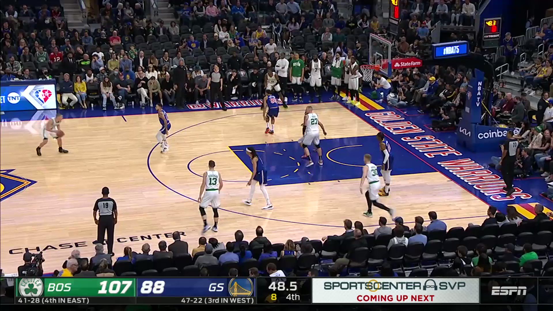 [高光] Klay Thompson  18分  Nik Stauskas 3分