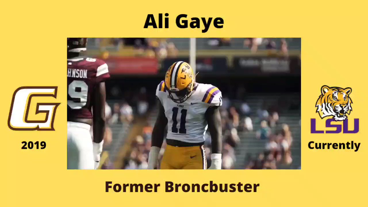 Coachgio Ali Gaye Unos1 Is A Former Broncbuster He Is Currently With Lsufootball Who Is Next Thomasminnick7 Coach Cheatwood Thund3rb1rd1 Coach Yo Coachjack Coachortizol T Co Yueu4yepq7 Twitter
