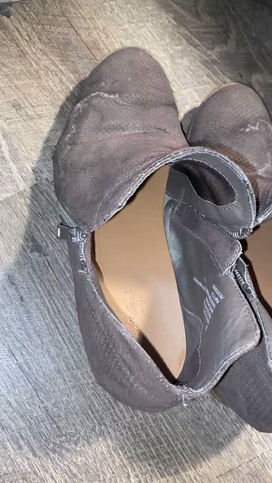 I was going to throw these old ass shoes out that I wore for over 5 years but I bet one of you disgusting