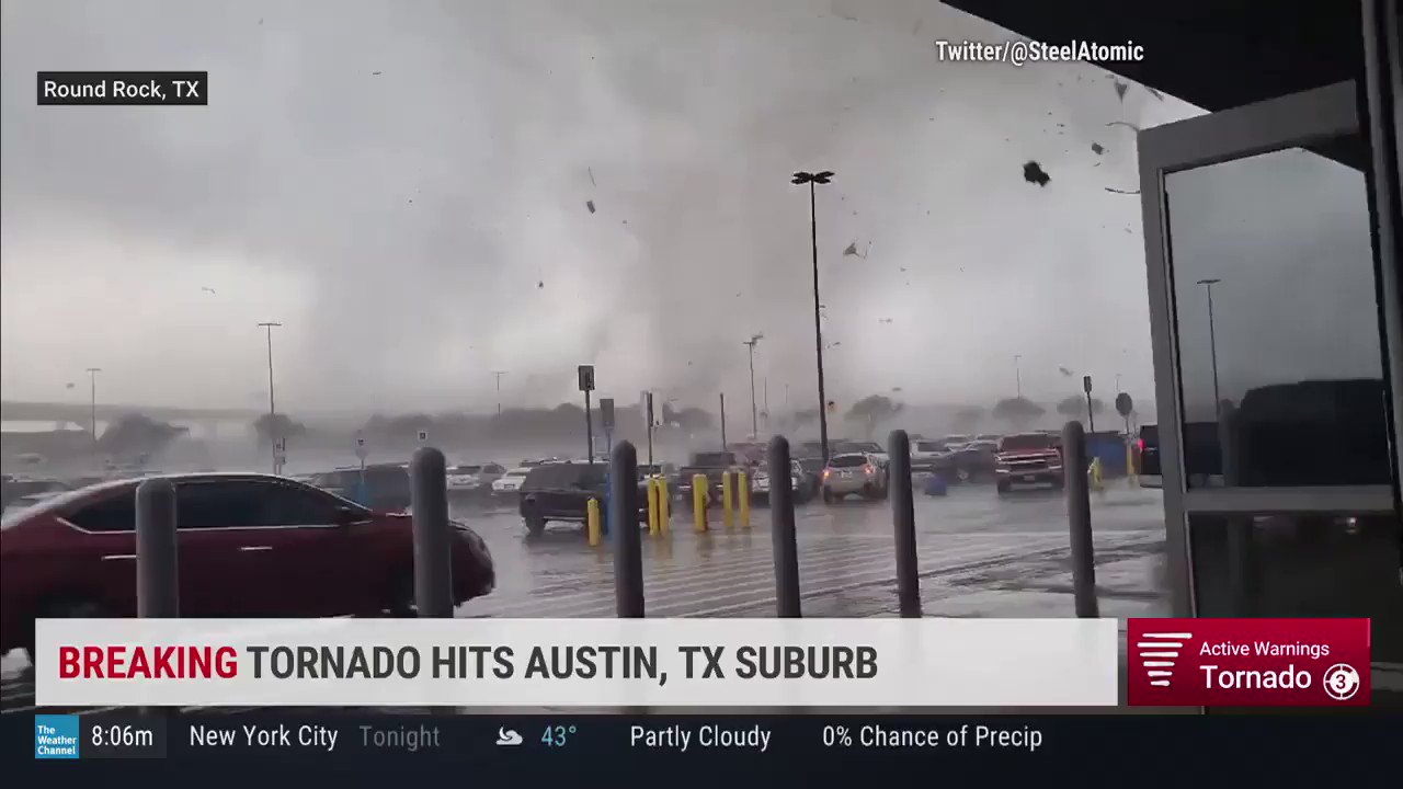 The Weather Channel on Twitter "In Round Rock, Texas, shoppers experienced today's tornadoes up