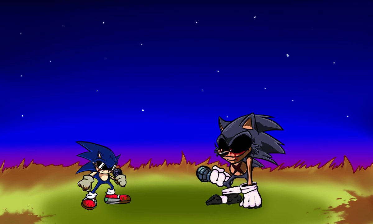 Dark sonic VS Sonic.EXE