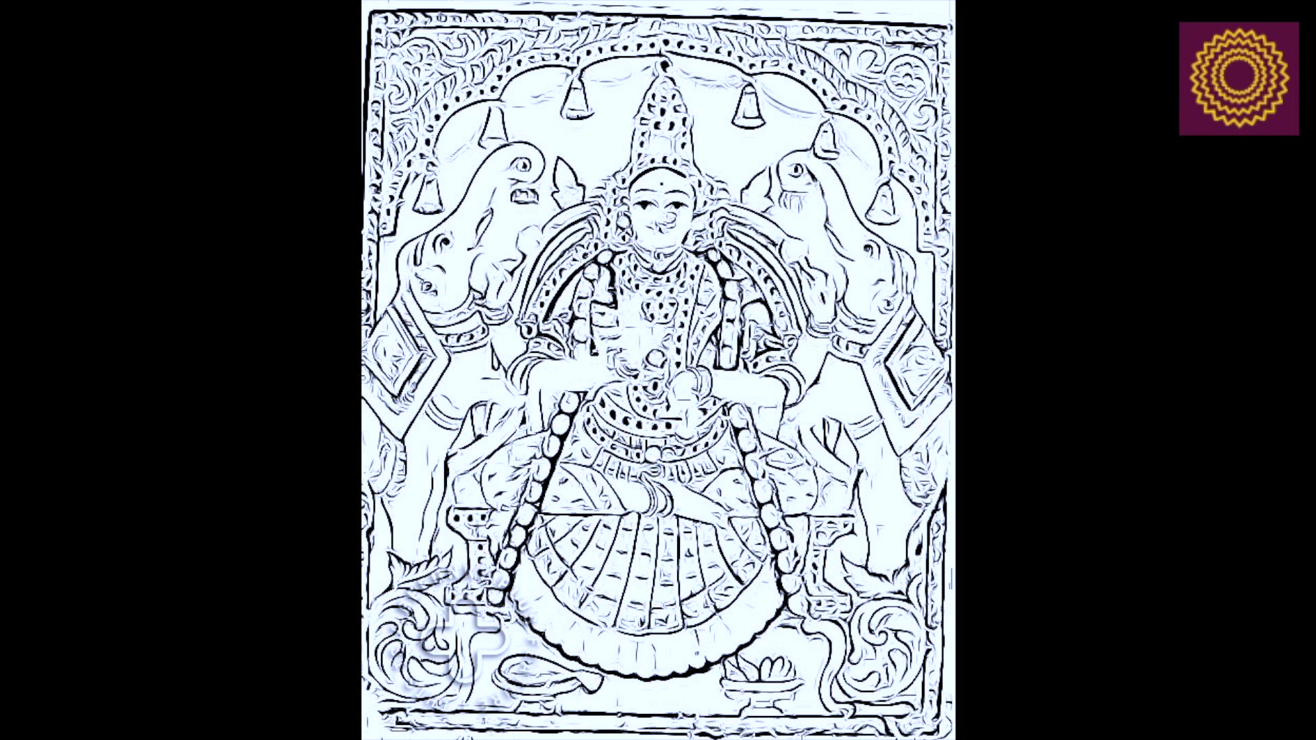 Tanjore Painting of Balambigai  Karuppaiah Sculptures  Custom Orders
